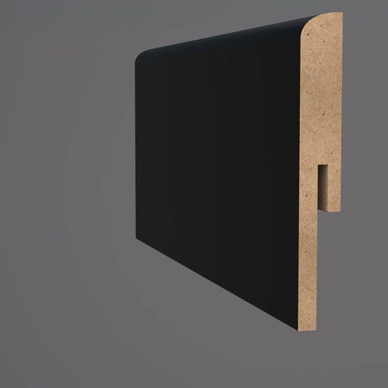 10 cm HISAR Soft Touch Siyah yandan